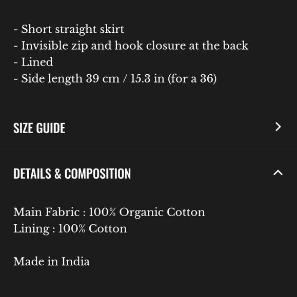 Sezane Malia Beaded Design Short Skirt - Picture 5 of 5